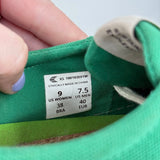 women Cariuma Canvas Sneakers Green Cream Shoes W9 M7.5