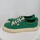 women Cariuma Canvas Sneakers Green Cream Shoes W9 M7.5