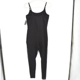 women Torrid NWT Flocked Leg Cat Suit Black Jumpsuit/Romper 0/L