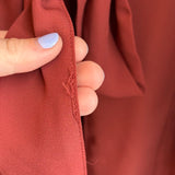 women Torrid NWT Belted Trench Topper Rust Brown Woven Top 0/L