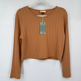 women Alredine NWT Two Piece Ribbed Set Marmalade Orange Jumpsuit/Romper XL