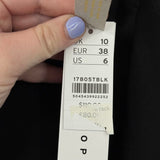 women Topshop NWT Double Breasted Vest Black Jacket 6