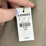 women Express NWT Vegan Leather Taupe Pants 16