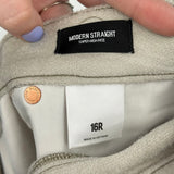 women Express NWT Vegan Leather Taupe Pants 16