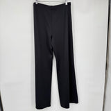 women Good American High Rise Wide Leg Black Pants 4
