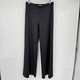 women Good American High Rise Wide Leg Black Pants 4