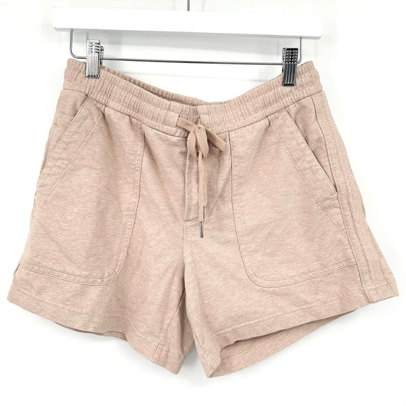 women Athleta Farallon Heathered Blush Pink Shorts 8T