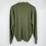 men TSE Cashmere V-Neck Green Sweater M
