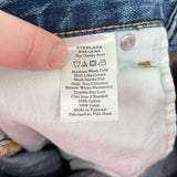 women Everlane Cheeky Crop Blue Jeans 29/8