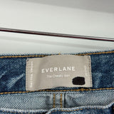women Everlane Cheeky Crop Blue Jeans 29/8