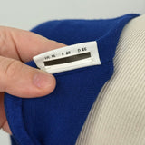 women Akris Punto Long Sleeve Wool Fit-&-Flare MSRP $1,190 Electric Blue Dress 16