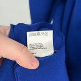 women Akris Punto Long Sleeve Wool Fit-&-Flare MSRP $1,190 Electric Blue Dress 16