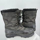 men Sorel Caribou Duck Boots Black Shoes 9