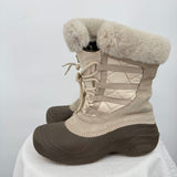 women Columbia Sierra Summette Duck Boots Turtle Dove Gray Shoes 7.5