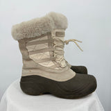 women Columbia Sierra Summette Duck Boots Turtle Dove Gray Shoes 7.5