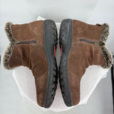 women Khombu All-Weather Lisa Suede Boot Brown Shoes 11