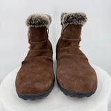 women Khombu All-Weather Lisa Suede Boot Brown Shoes 11