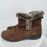 women Khombu All-Weather Lisa Suede Boot Brown Shoes 11