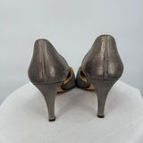 women Paul Green D'Orsay Pumps Metallic Taupe Shoes 6
