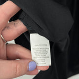 women Trouve Silky Sleeveless Black Dress L