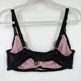 women Victoria's Secret Very Sexy Unlined Plunge Black Pink Intimates/Sleepwear 38D