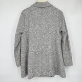 women Torrid Lapel Collar Knit Blazer Heathered Gray Jacket 0/L
