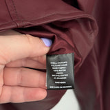 women Torrid NWT Vegan Leather Moto Burgundy Jacket 1/1X