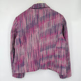 women Chadwicks Tweed Blazer Purple Pink Jacket 16