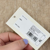 women A New Day NWT Textured Knit Tan Skirt XL