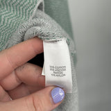 women J.Jill Chevron Knit Blazer Green Gray Jacket XL