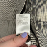 women Everlane Easy Workwear Utility Gray White Jumpsuit/Romper XS