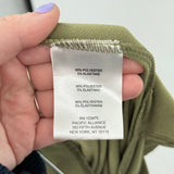 women Ellen Tracy Belted Trousers Olive Green Pants L