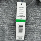 women Joseph A. NWT Johnny Collar Heathered Gray Sweater L