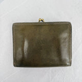 unisex Hayden Harnett Leather Shoulder Bag with Matching wallet Olive Brown Purse