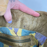 unisex Hayden Harnett Leather Shoulder Bag with Matching wallet Olive Brown Purse