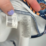 women Vince Camuto Floral Scuba Knit Fit & Flare Navy Multi Dress 12