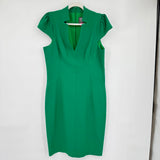 women Vince Camuto Notch-Neck Scuba Spring Green Dress 12