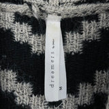 women Dreamers Aztec Open Cardigan Gray Black Multi Sweater M