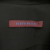 women Hovman Nylon Belted Blazer Black Jacket 8
