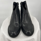 women Born Leather Ankle Booties Black Shoes 9