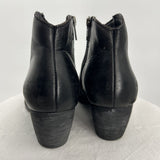 women Born Leather Ankle Booties Black Shoes 9