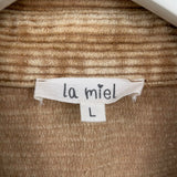 women La Miel Corduory Shirt Jacket Tan Jacket L