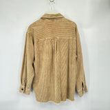 women La Miel Corduory Shirt Jacket Tan Jacket L