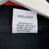 men San Francisco San Fran Track Jacket - AS IS Shoulder Seams Black Orange Yellow Jacket XXL