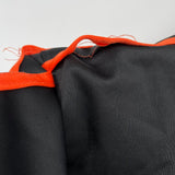 men San Francisco San Fran Track Jacket - AS IS Shoulder Seams Black Orange Yellow Jacket XXL