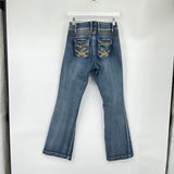 women Loop 18 Vintage Low Rise Bootcut Blue Jeans 12