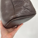 women Ellington Leather Convertible Backpack Tote Metallic Brown Purse 9" x 10" x 5.5"