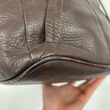 women Ellington Leather Convertible Backpack Tote Metallic Brown Purse 9" x 10" x 5.5"