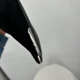 women Zara Suede Pointed Toe Flats Black Shoes 39/8.5