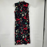 women Tommy Hilfiger NWT Floral Print Sleeveless Shirtdress Navy Multi Dress 6